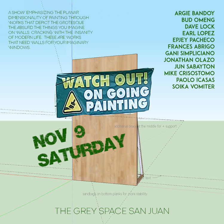 WATCH OUT! ON GOING PAINTING