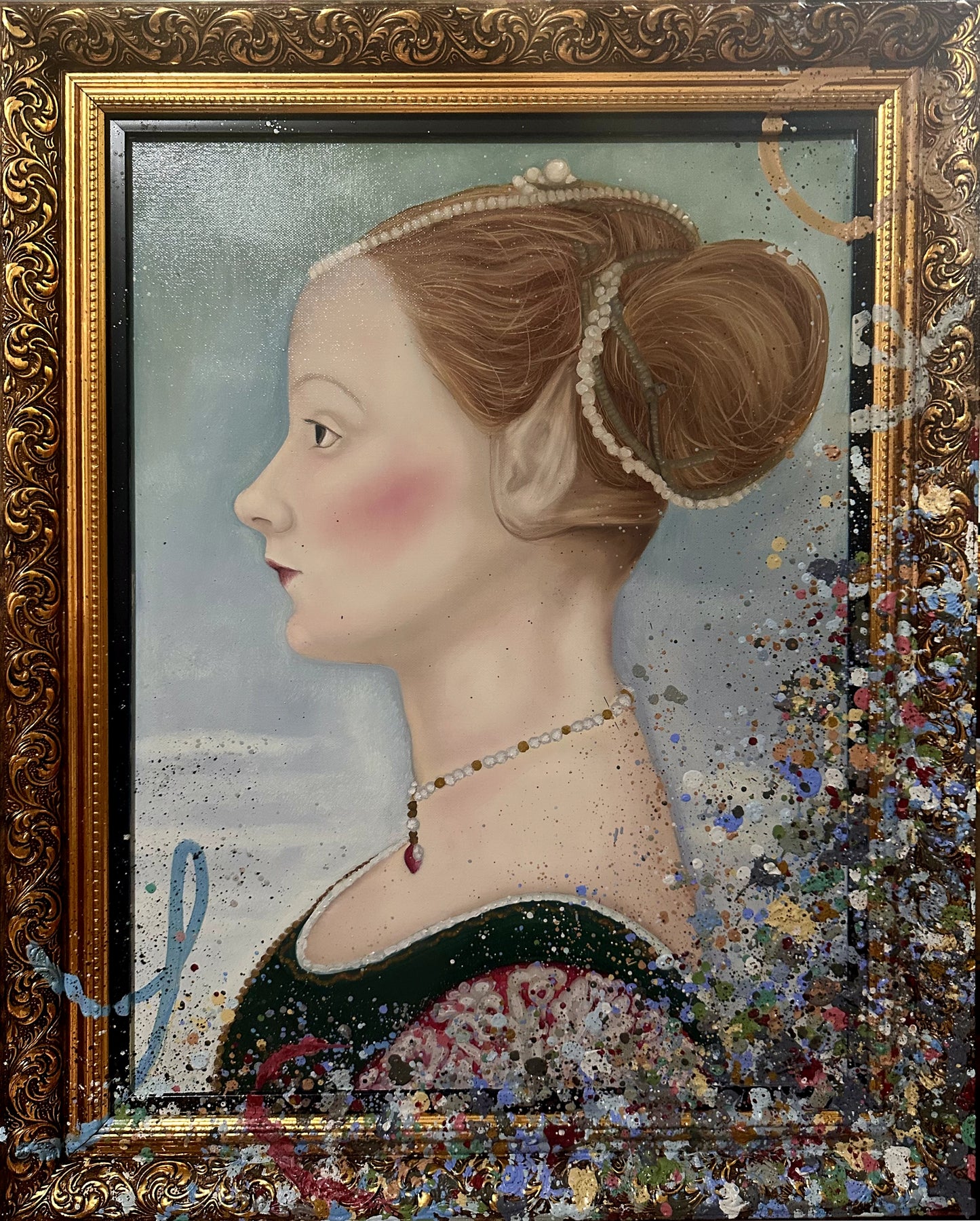 Portrait of a Young Woman,  After Antonio Pollaiuolo