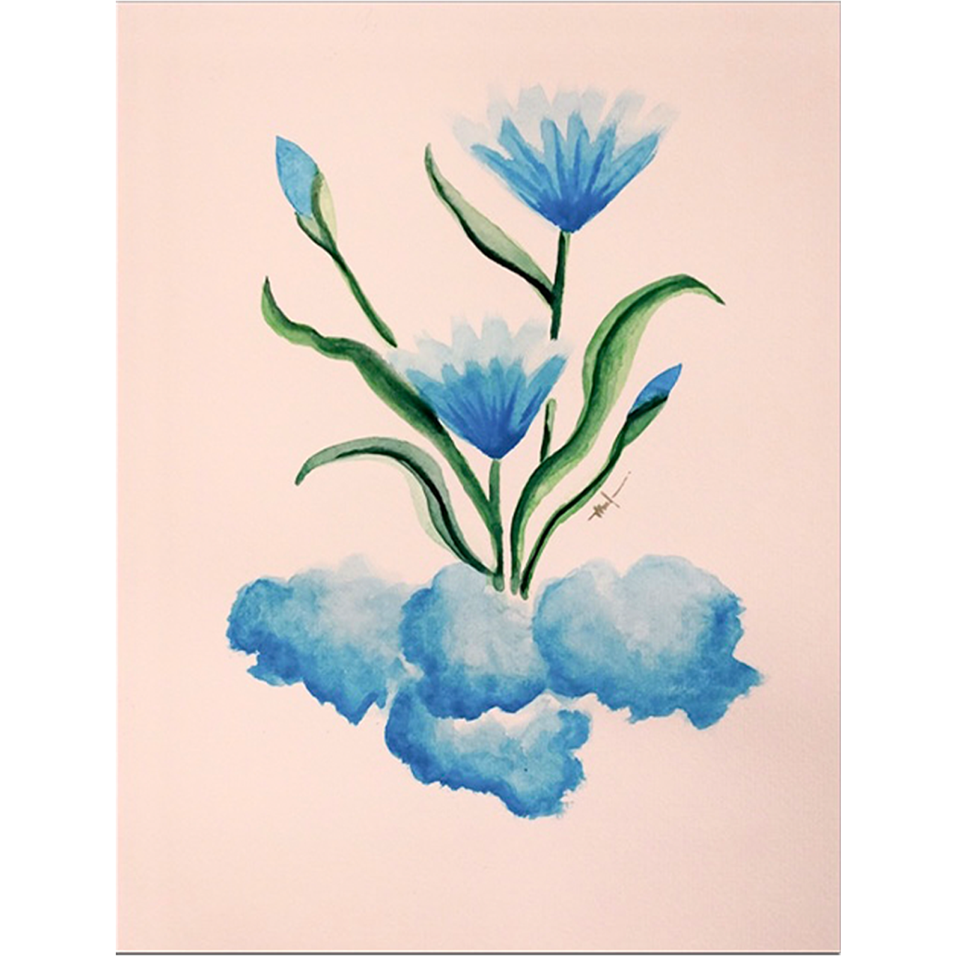 Blooms on a Cloudy Day