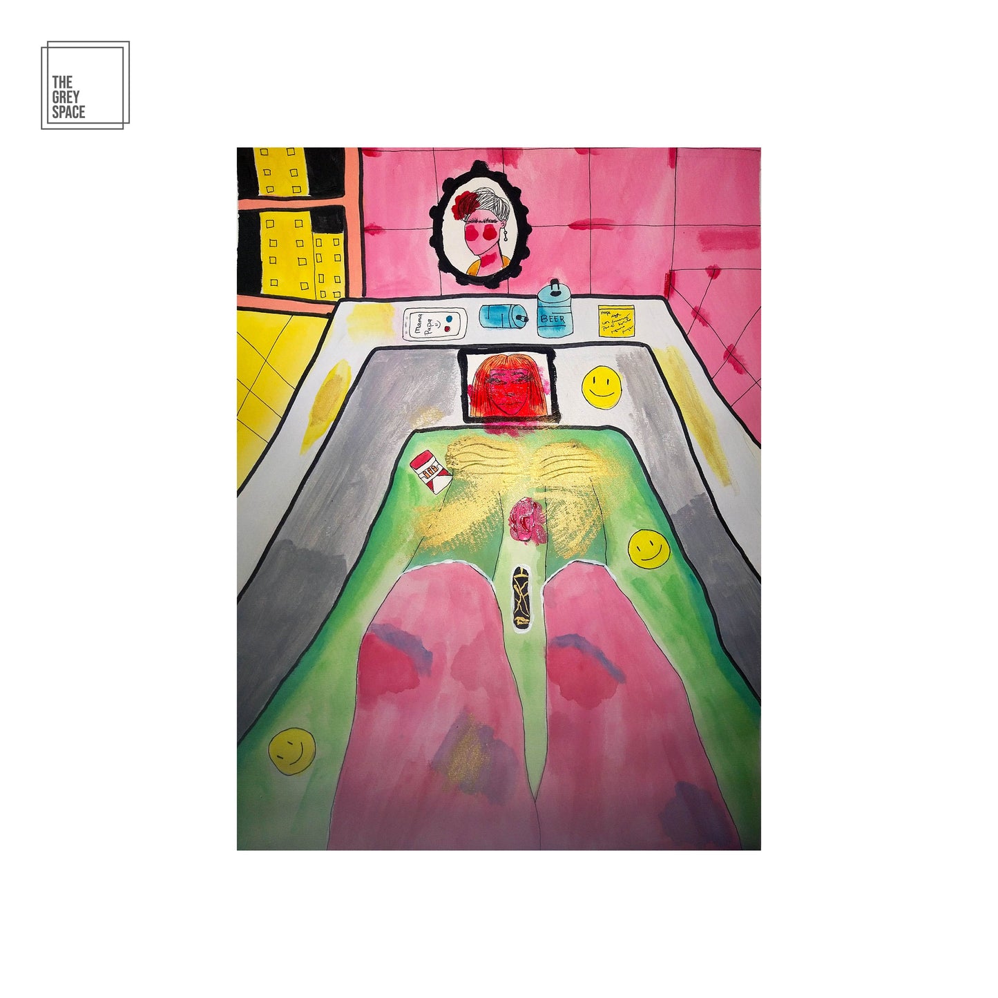 I don't have a bathtub but I have a portrait of Friday