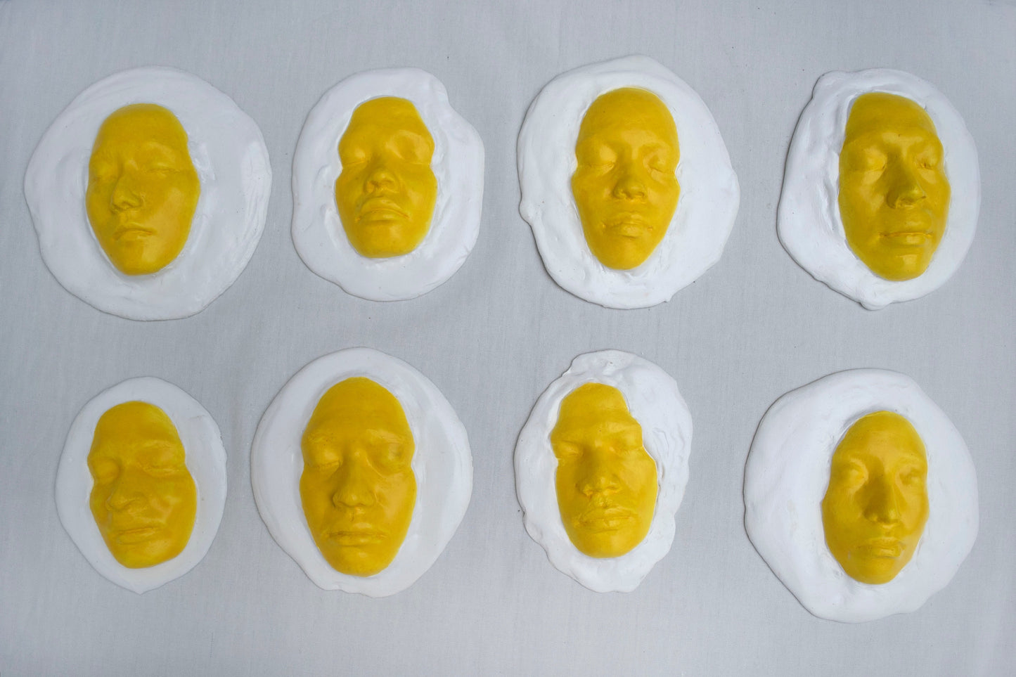 Egg Face Sculptures (Series)
