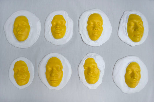 Egg Face Sculptures (Series)
