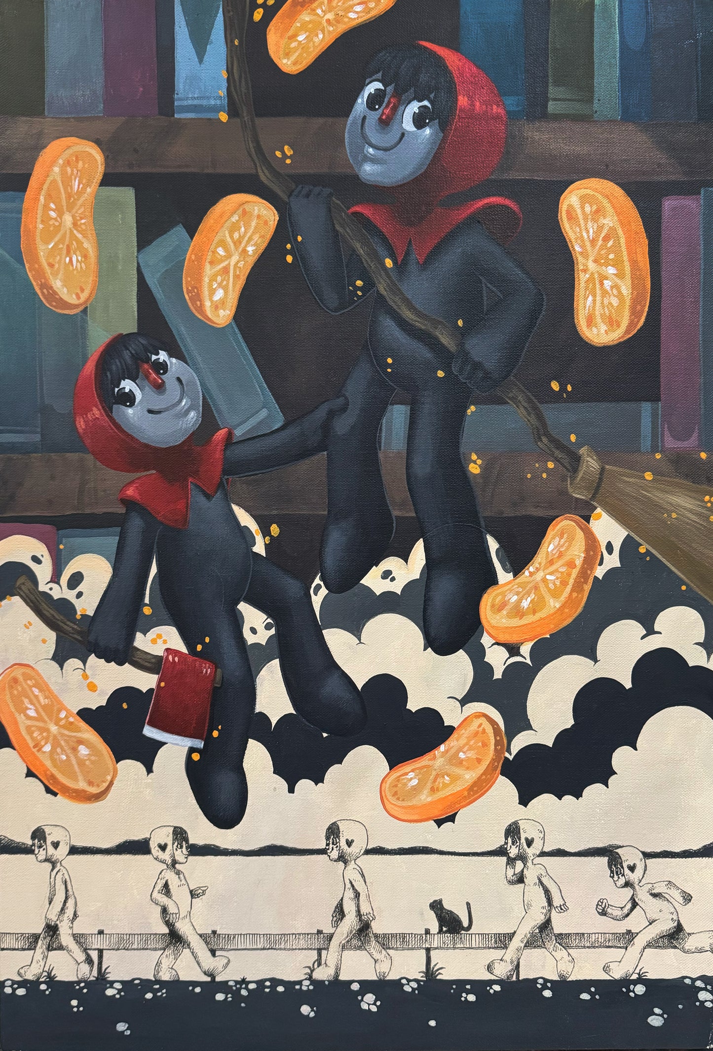 Books And Tangerine