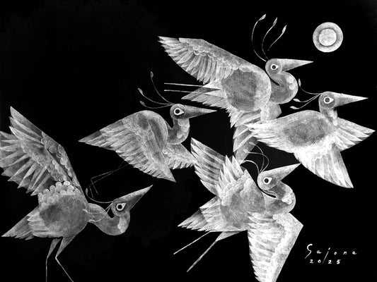 Egrets Ascending I