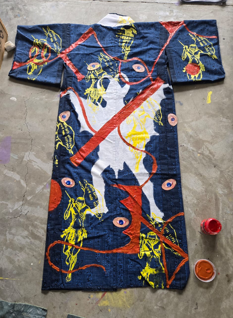 Atavistic Painting Construction 1 (blue)