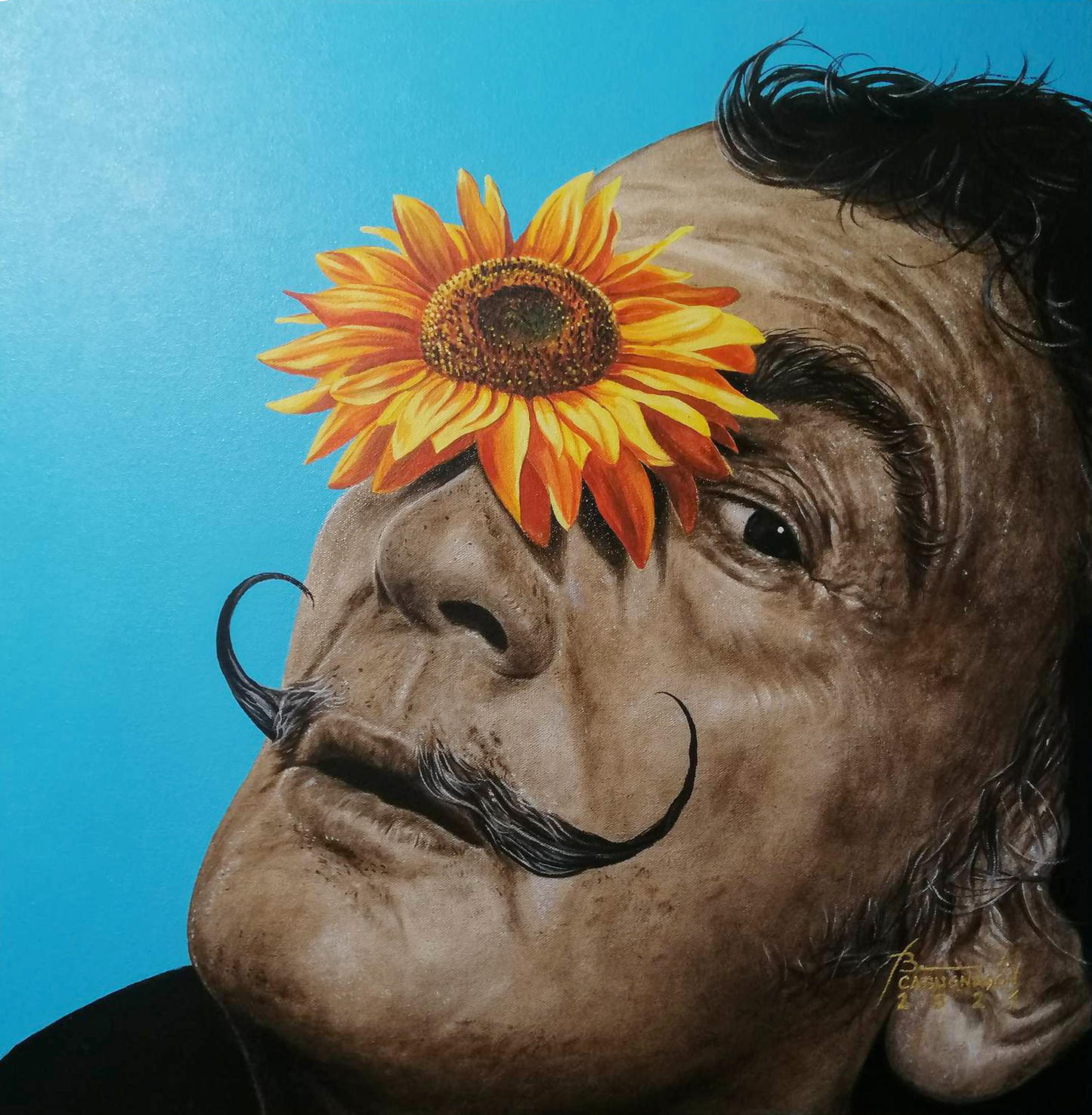 Dali and Sunflower